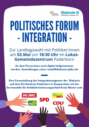 &quot;Politisches Forum Integration&quot; zur Landtagswahl