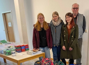 Schülerinnen haben Spendenaktion am Goerdeler-Gymnasium für die Schulmaterialienkammer organisiert