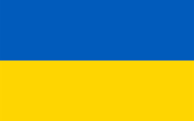2022 03 03 Ukraine Flagge