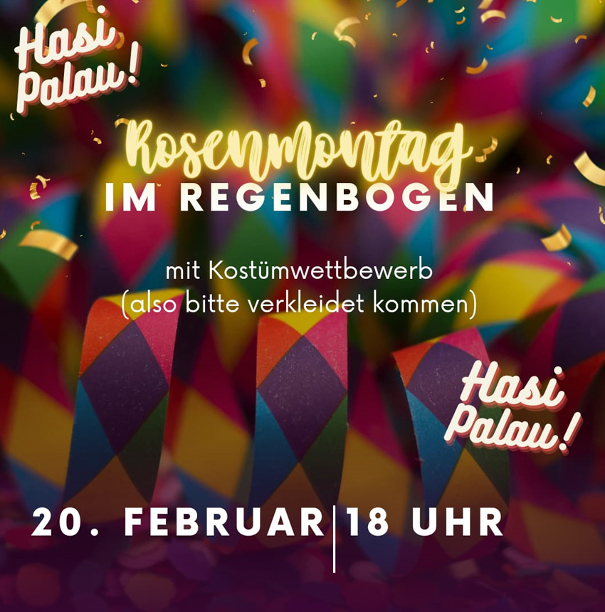 2023 02 16 Karneval Regenbogen Plakat