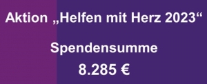 Spendenaktion &quot;Helfen mit Herz&quot; der Sparkasse Paderborn-Detmold-Höxter ❣️